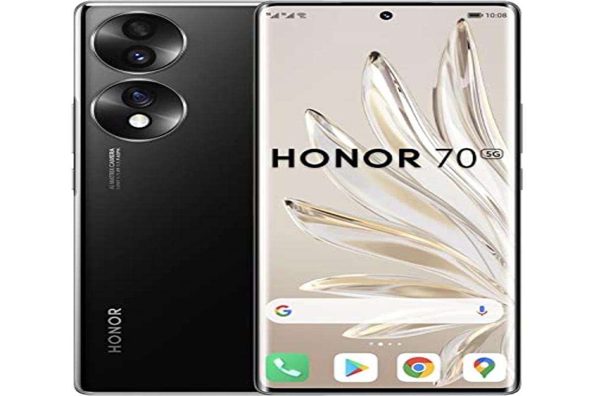 Honor 70 128GB 5G DS midnight black Smartphone (2022) sehr gut
