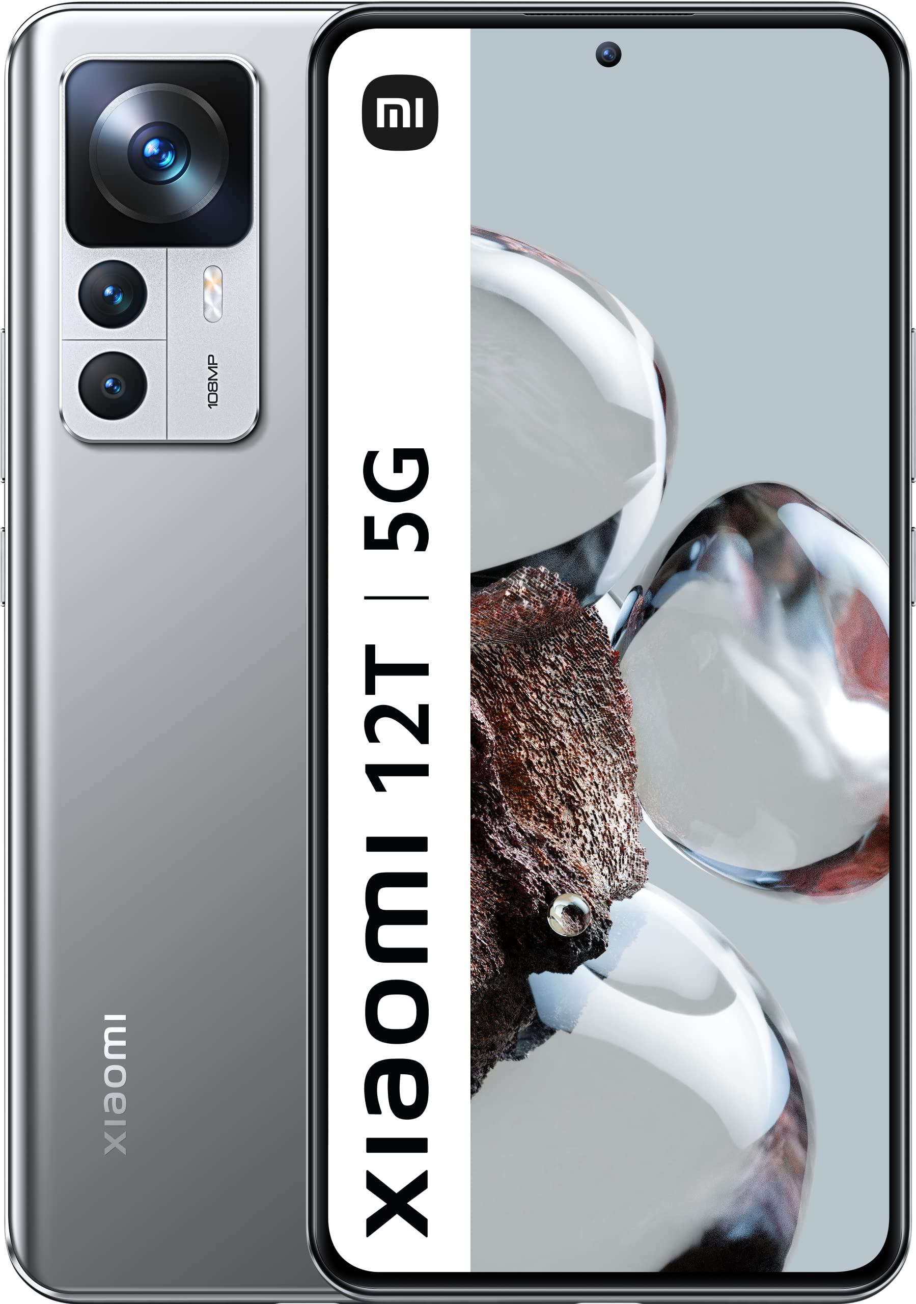 Xiaomi 12T Pro 256GB 5G DS 6,67" silver Smartphone (2022) hervorragend