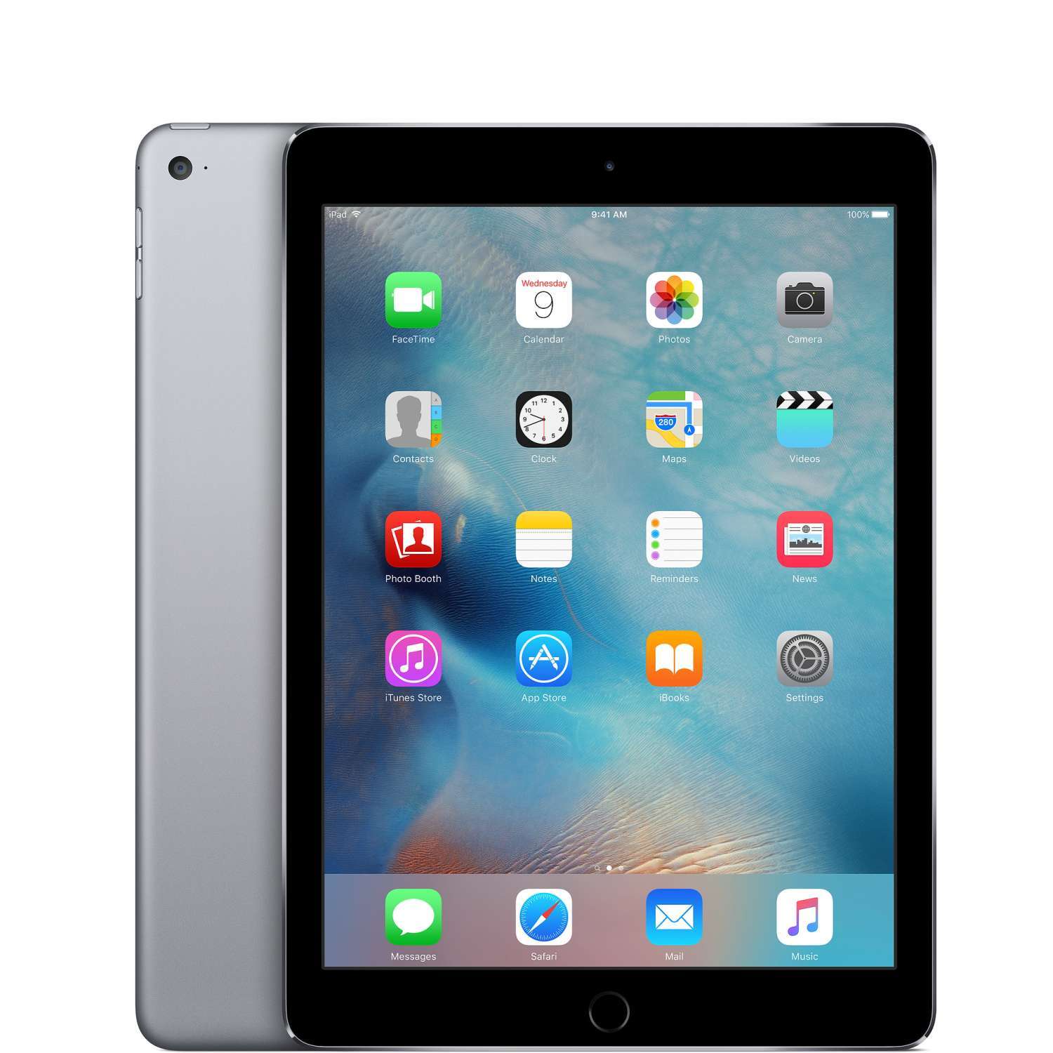 Apple iPad Air 2nd Gen 9,7" (A1566 / 2014) 128GB 9,7" only WIFI space gray hervorragend