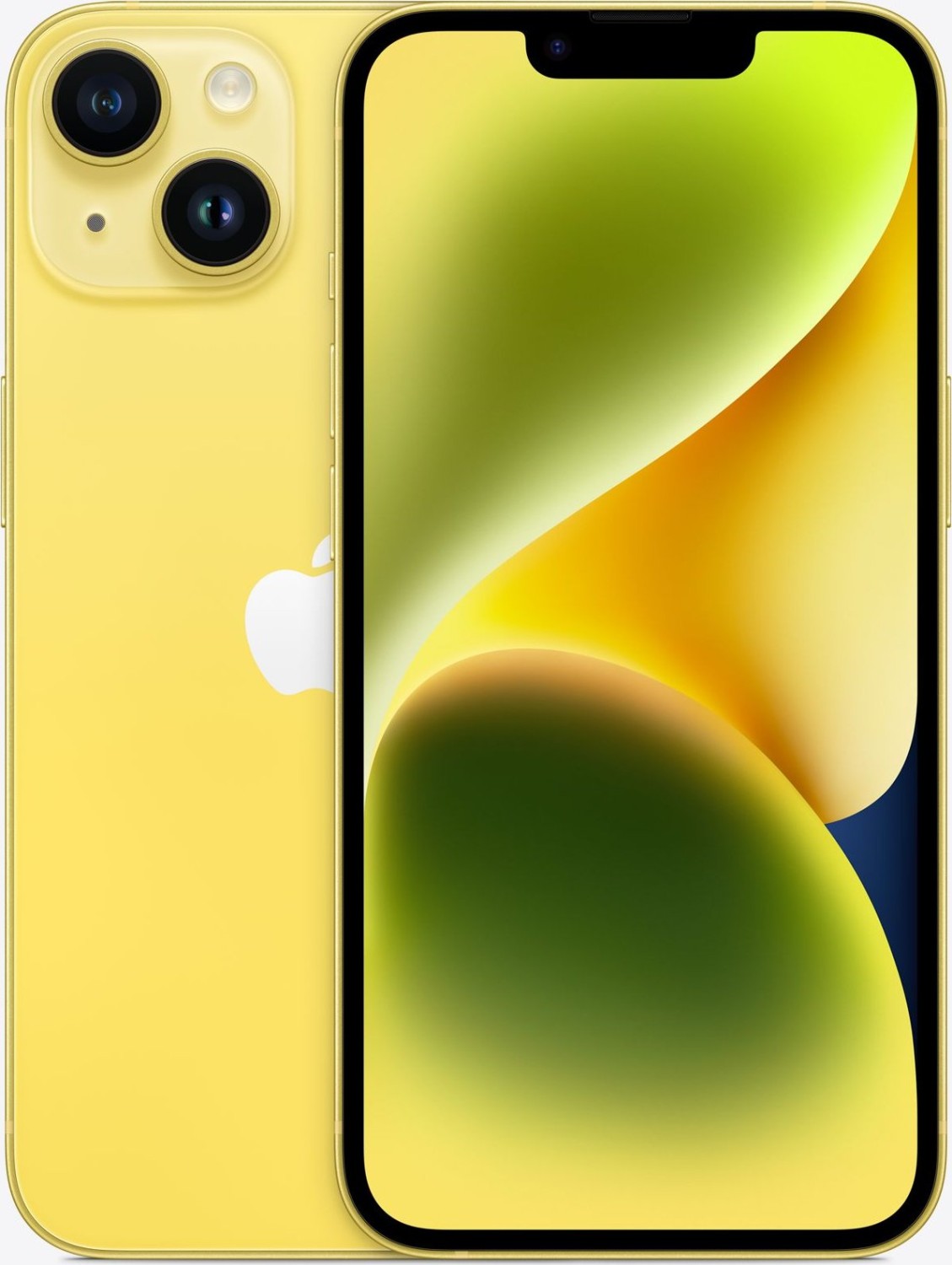 Apple iPhone 14 256GB 5G 2x eSIM 6,1" yellow Smartphone (A2694/2022) gut