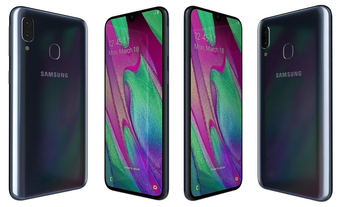 Samsung Galaxy A40 (2019 A405FN) 64GB LTE DS black Smartphone gut