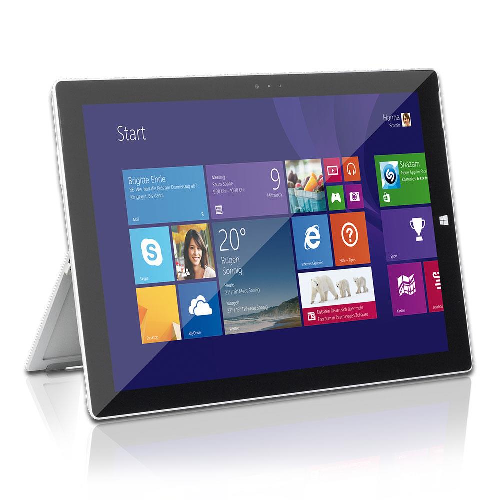 Microsoft Surface Pro 3 i5-4300U 4GB 128GB 12,3" FHD WIN10 Pro silber sehr gut