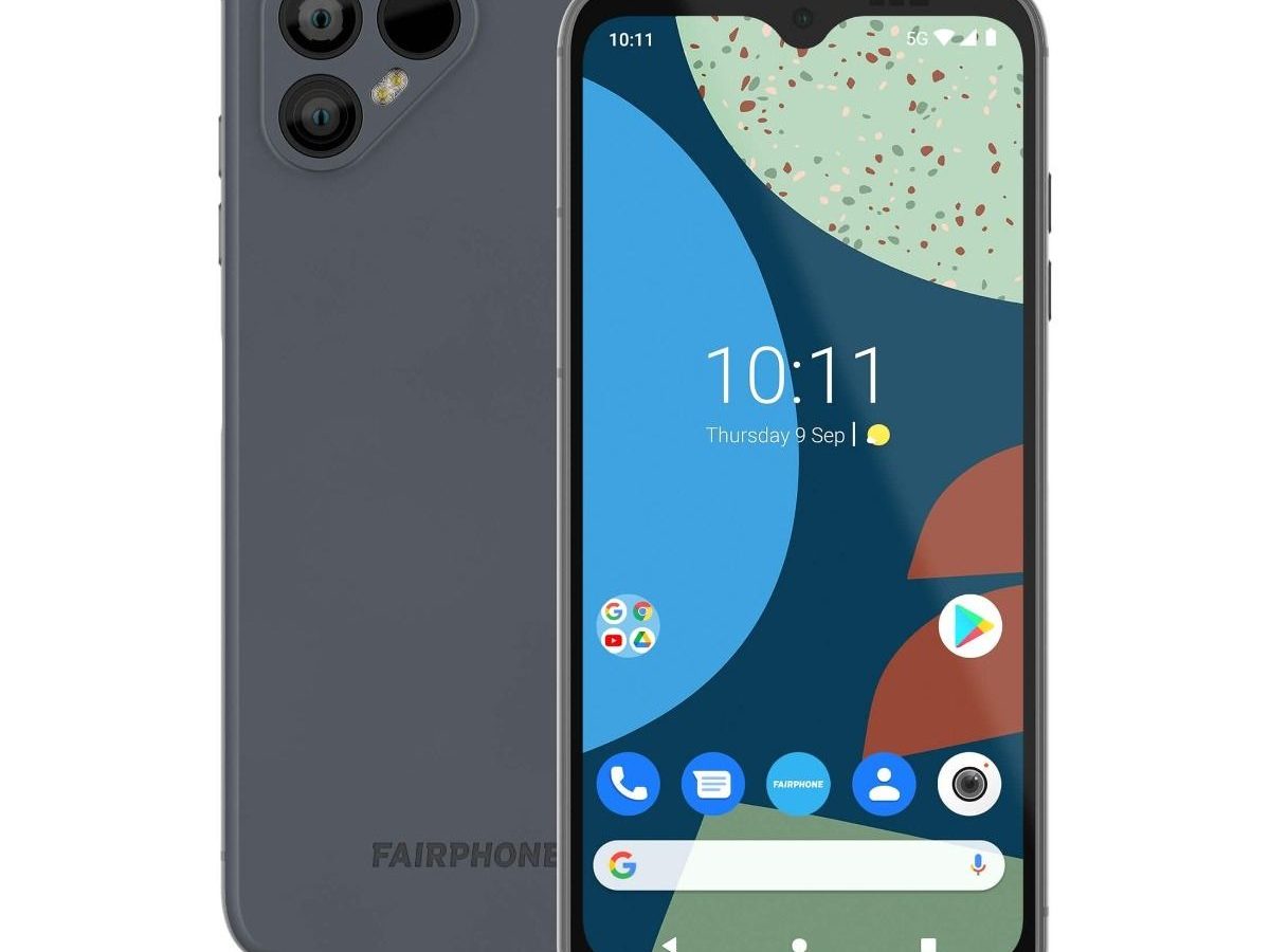 Fairphone Fairphone 4 (2020) 128GB DS 5G grey Smartphone hervorragend