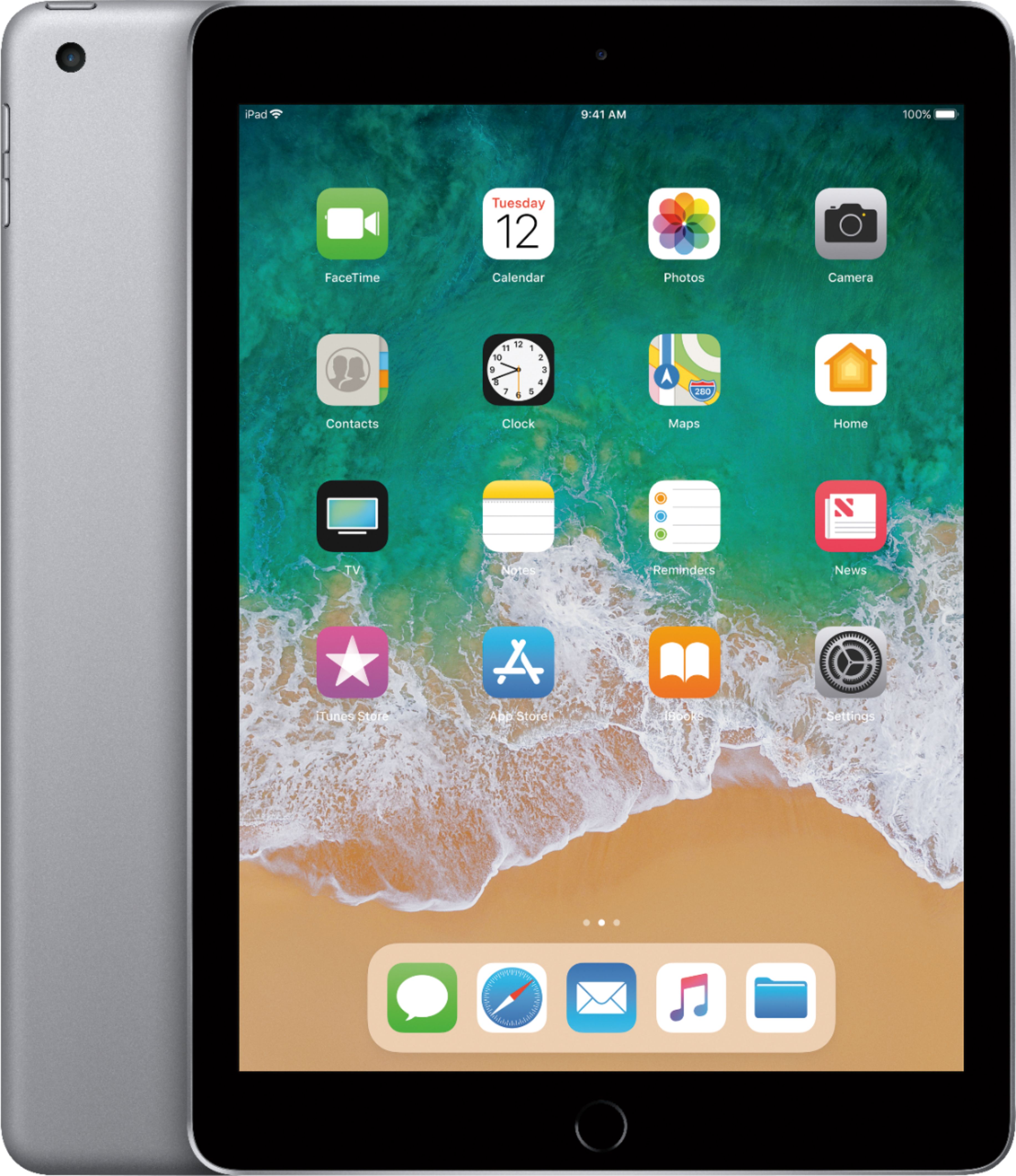Apple iPad 5th Gen 9,7" (A1822 / 2017) 128GB only WIFI space gray Tablet hervorragend