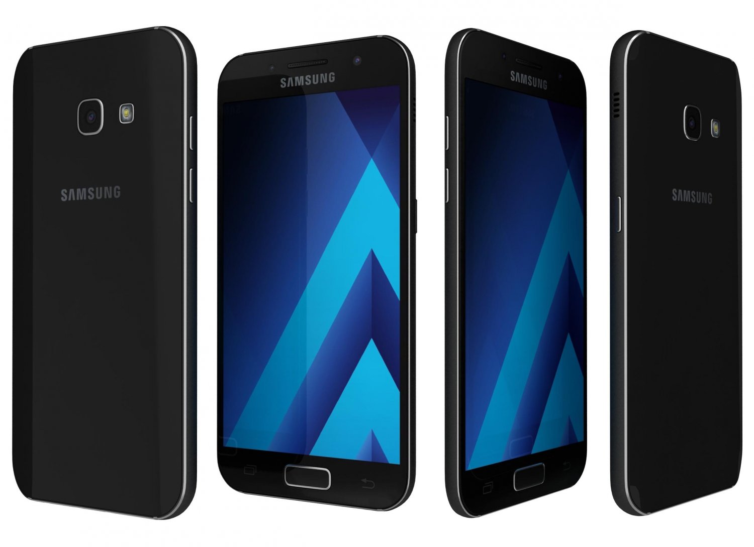 Samsung Galaxy A3 (2016) A310F 16GB black LTE Smartphone ohne Simlock hervorragend