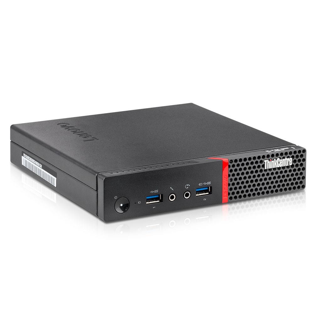 Lenovo ThinkCentre M900 tiny Desk i5-6500T 16GB 256GB WIN10 Pro hervorragend