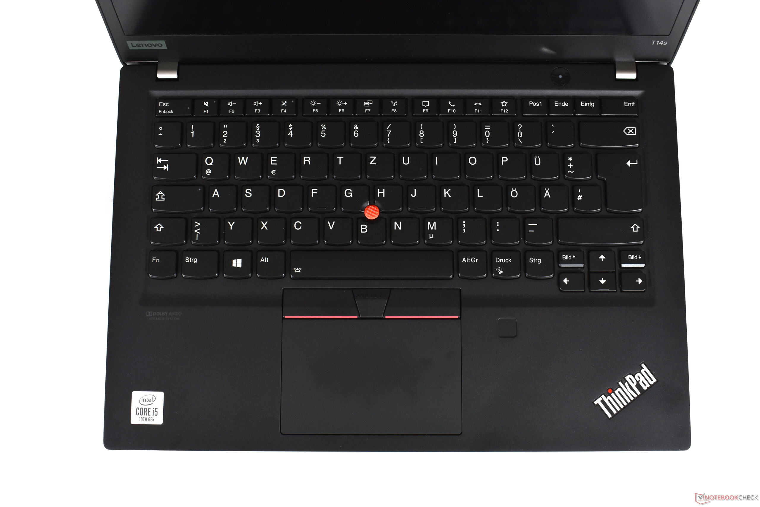 Lenovo ThinkPad T14s Gen1 14"FHD i5-10310U 16GB 512GB Laptop QWERTZ BL FP gut