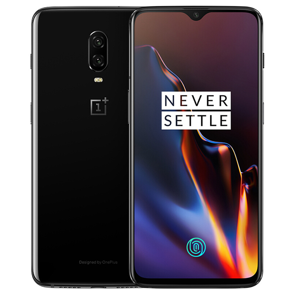 OnePlus 6 128GB LTE DS mirror black Smartphone (2018) sehr gut
