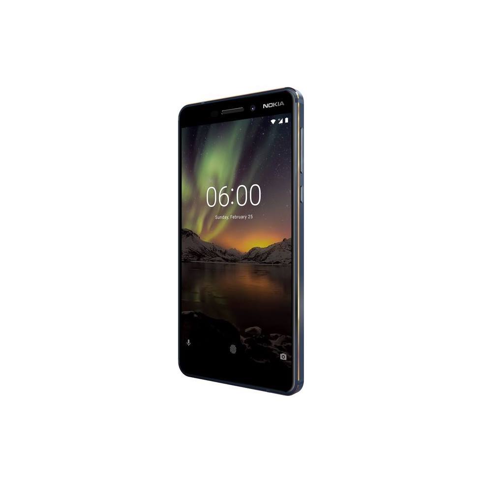 Nokia 6,1 32GB blue/gold Smartphone DS ohne Simlock hervorragend