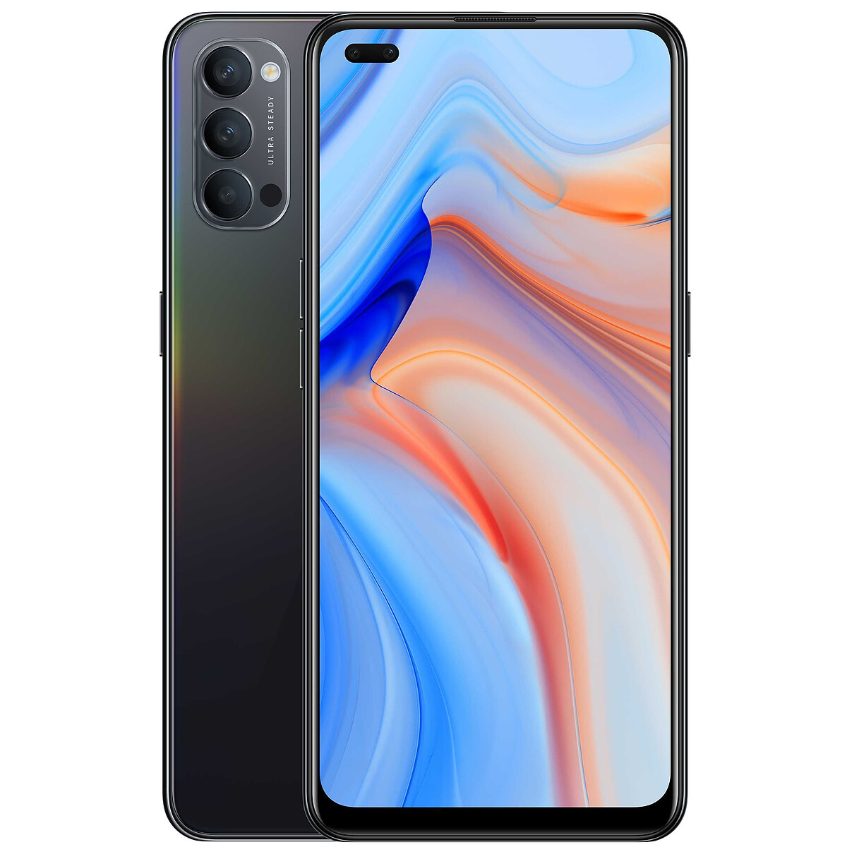 Oppo Reno 4 128GB 5G DS 6,5" spaceblack Smartphone (2020) hervorragend