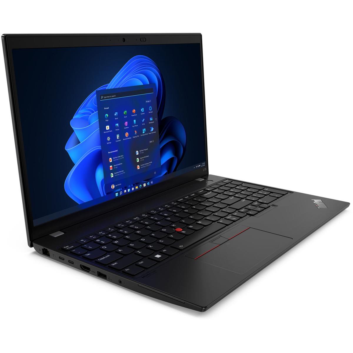 Lenovo ThinkPad L15 Gen 3 15,6"FHD AMD Ryzen 5 PRO 5675U 16GB 512GB Win 11 Pro Laptop black QWERTZ BL FP hervorragend