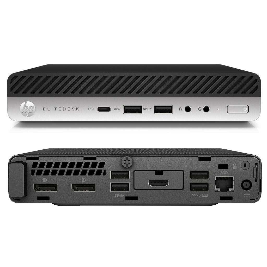 HP EliteDesk 800 G4 i5-8500T 16GB 256GB WIN11 Pro Desktop-Mini-PC sehr gut