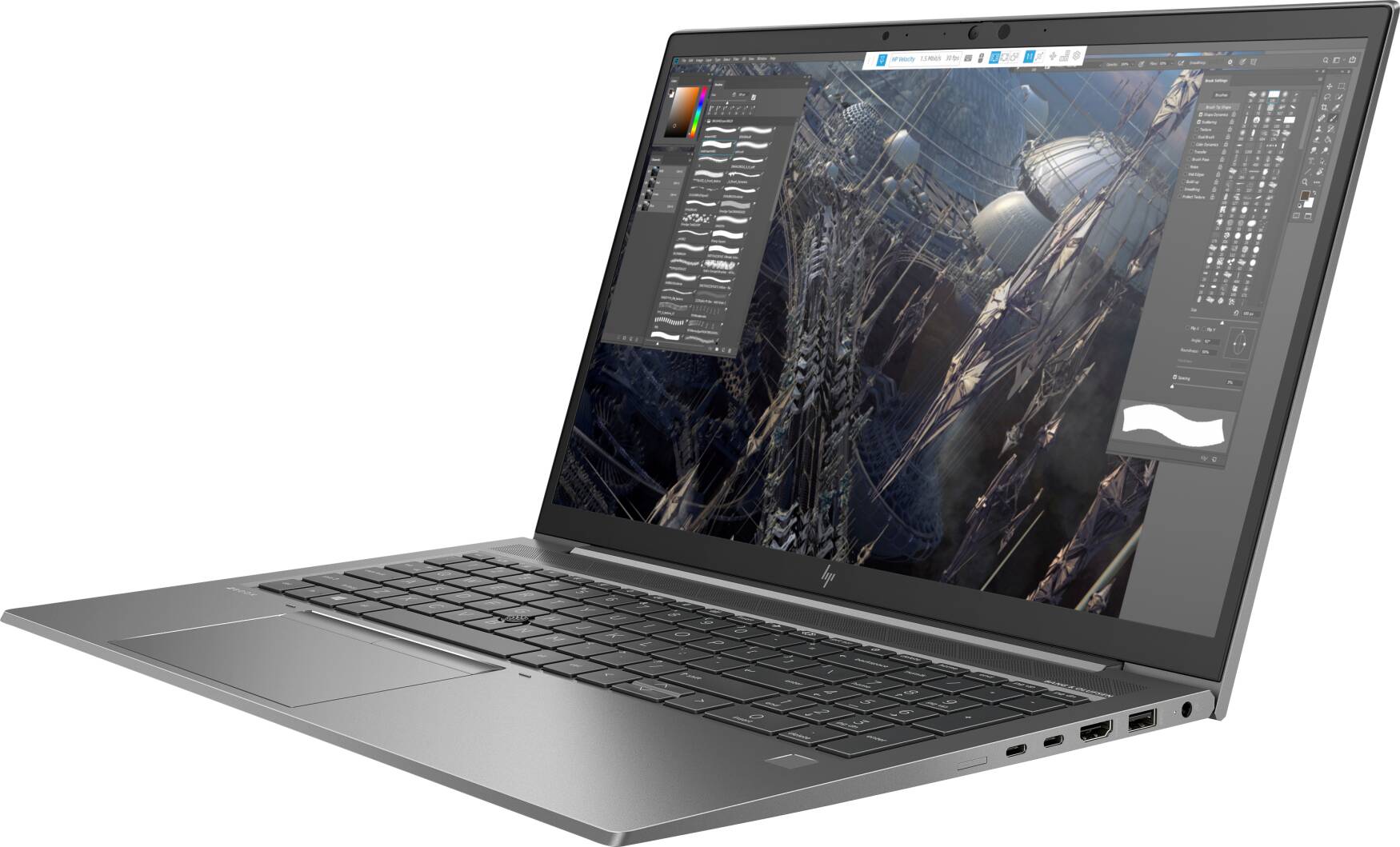 HP ZBook Fury 15 G7 15,6" FHD i7-10850H 32GB 512GB 15,6" T1000 Laptop silver QWERTZ-DE BL gut