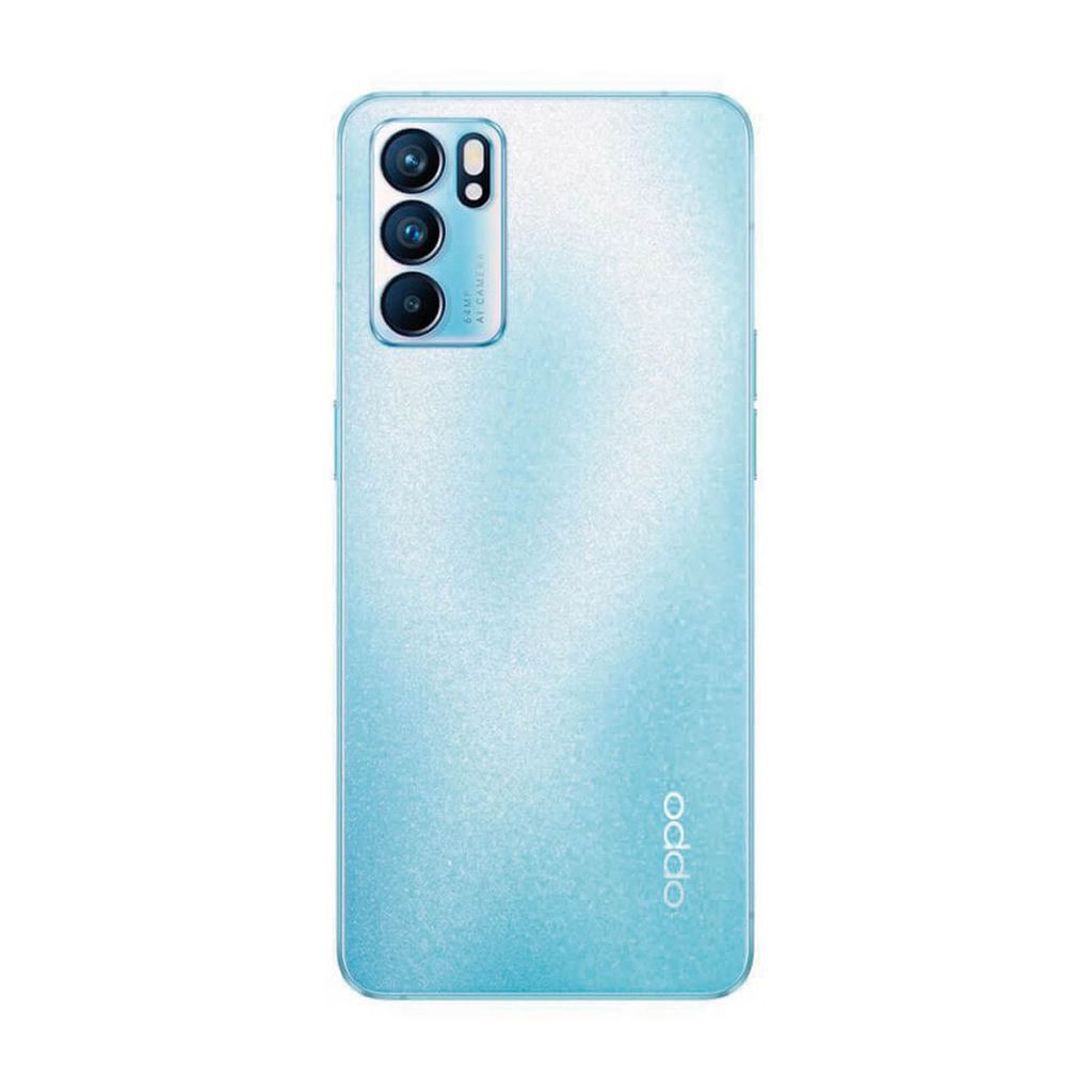 Oppo Reno 6 128GB 5G DS 6,43" blue Smartphone (2021) hervorragend