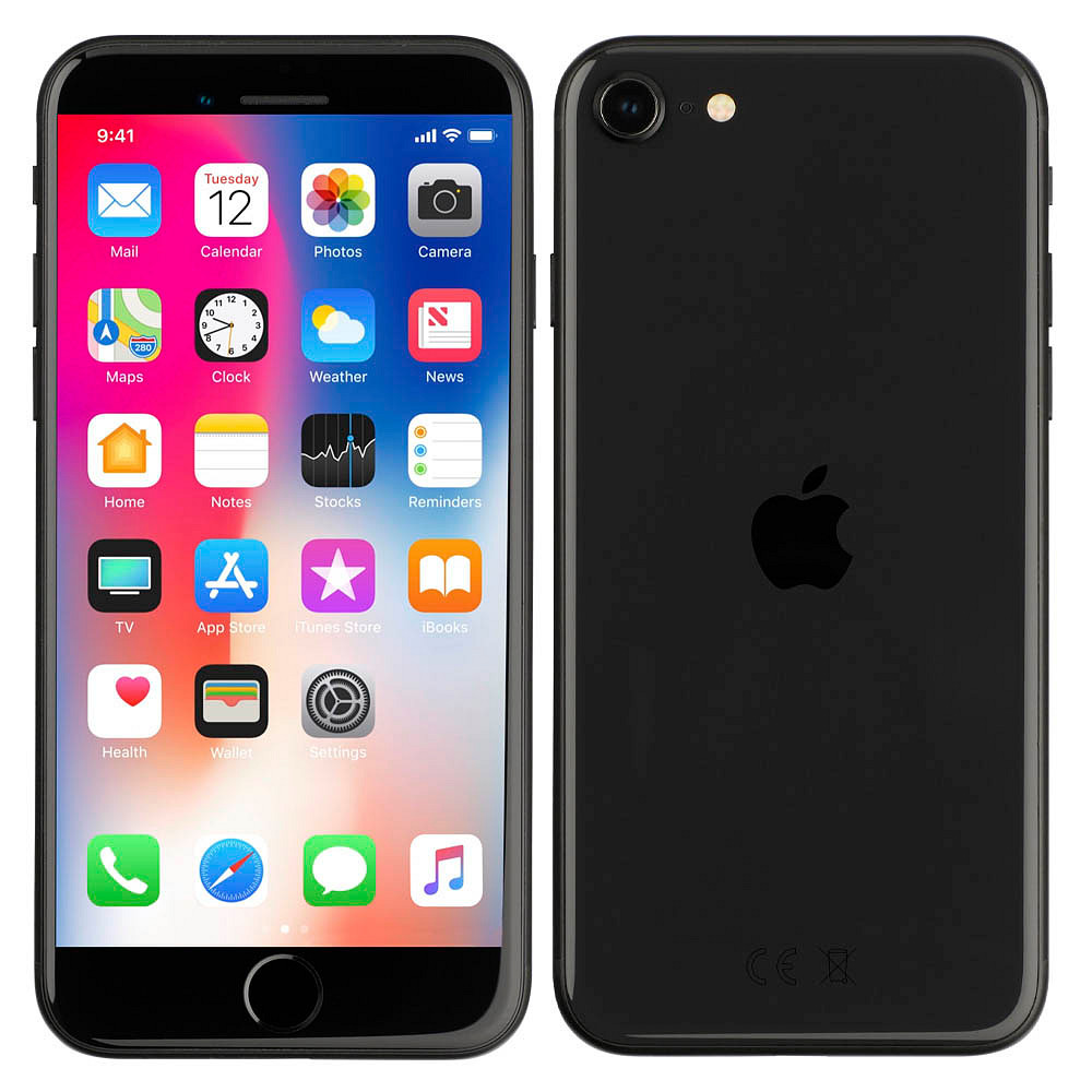 Apple iPhone SE 3rd Gen 128GB 2022 (A2783) 5G midnight ohne Simlock hervorragend