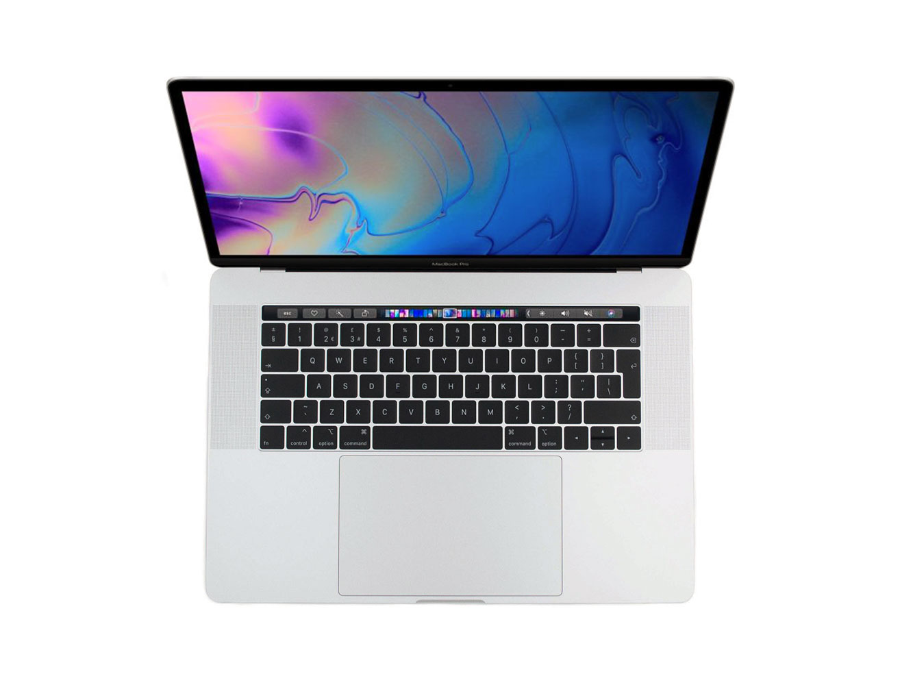 Apple MacBook Pro 15 (15,1 2018) A1990 i7-8850H 16GB 512GB 15,4" silver QWERTZ-CH hervorragend