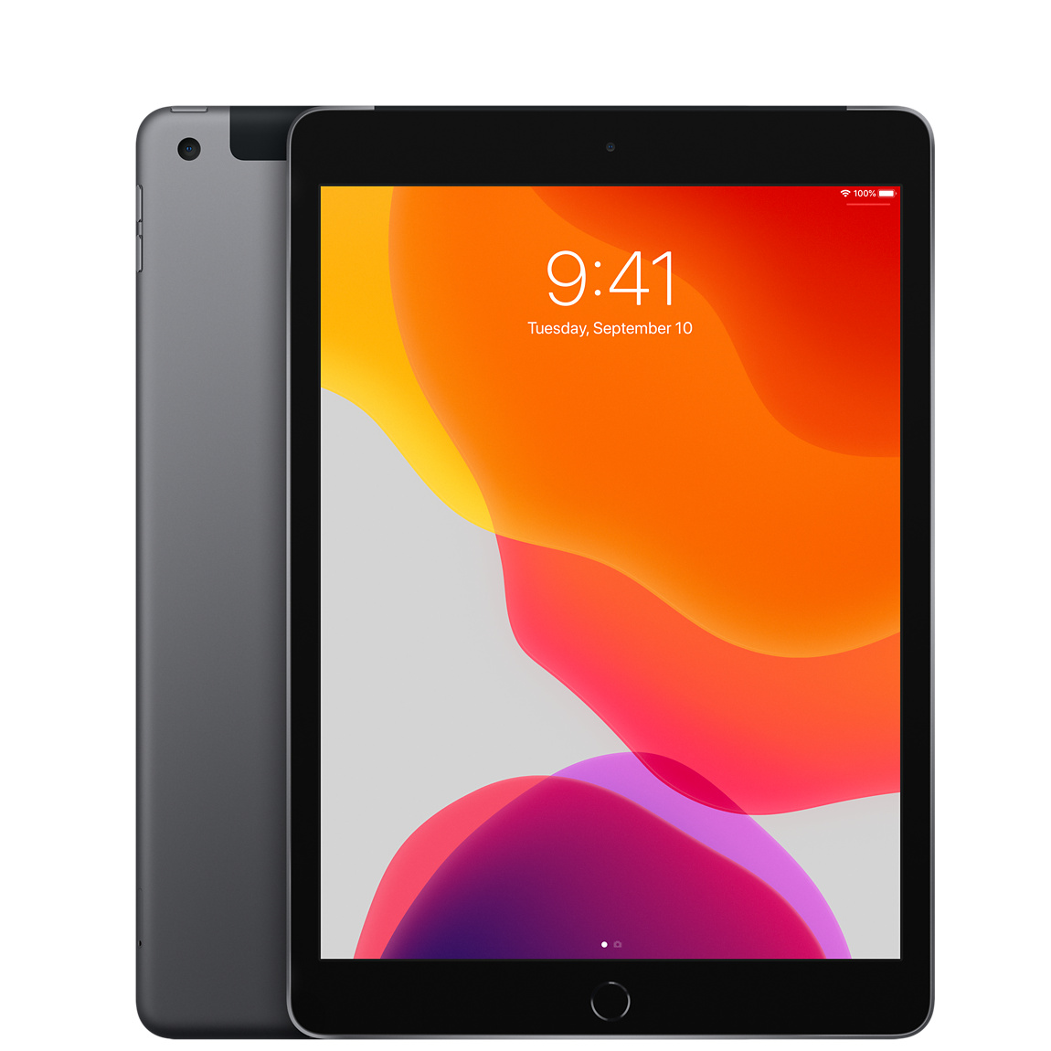 Apple iPad (7th Gen.) 128GB 10,2" LTE (2019) space gray  hervorragend