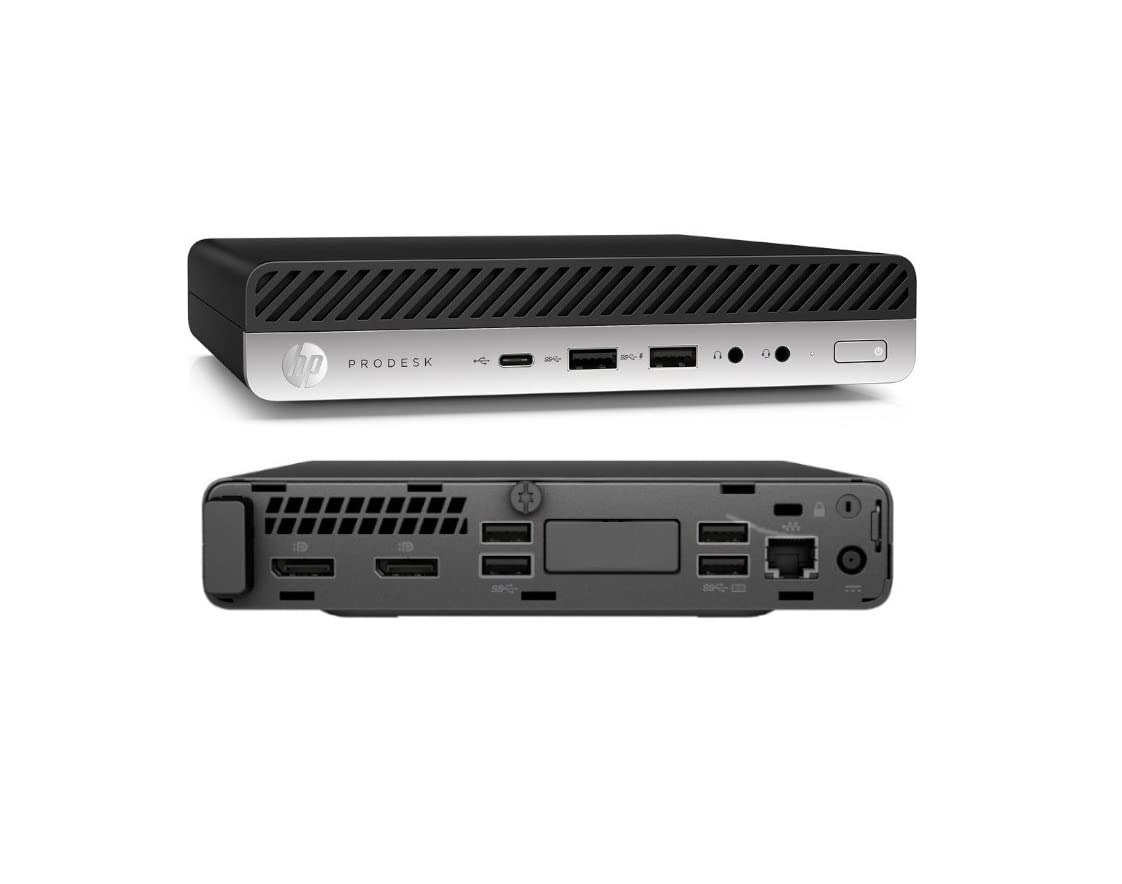 HP ProDesk 600 G5 Mini PC (2019) i3-9100T 8GB 256GB schwarz Win 11 Pro schwarz hervorragend