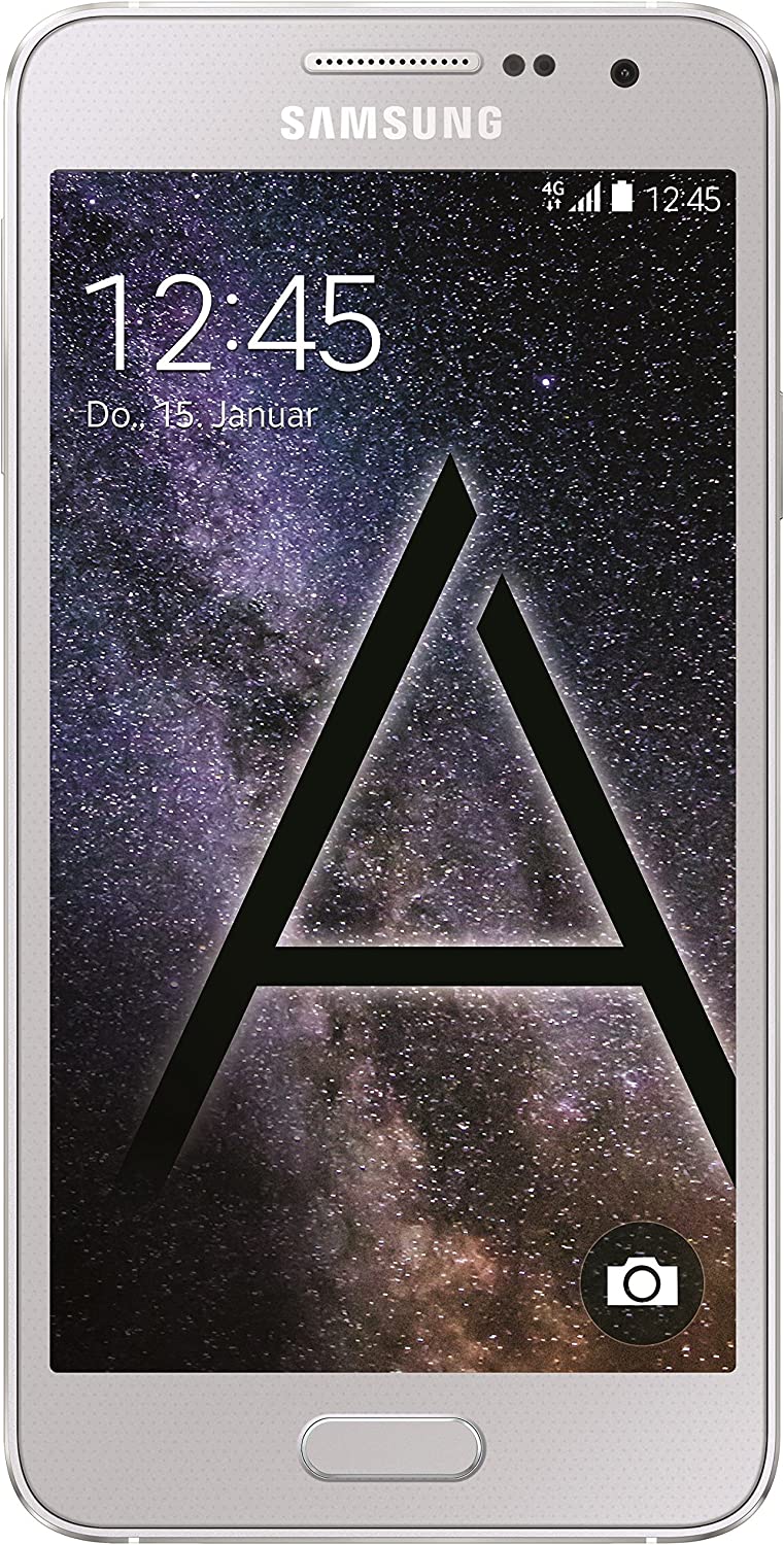 Samsung Galaxy A3 SM-A300FU 16GB silver Smartphone ohne Simlock hervorragend
