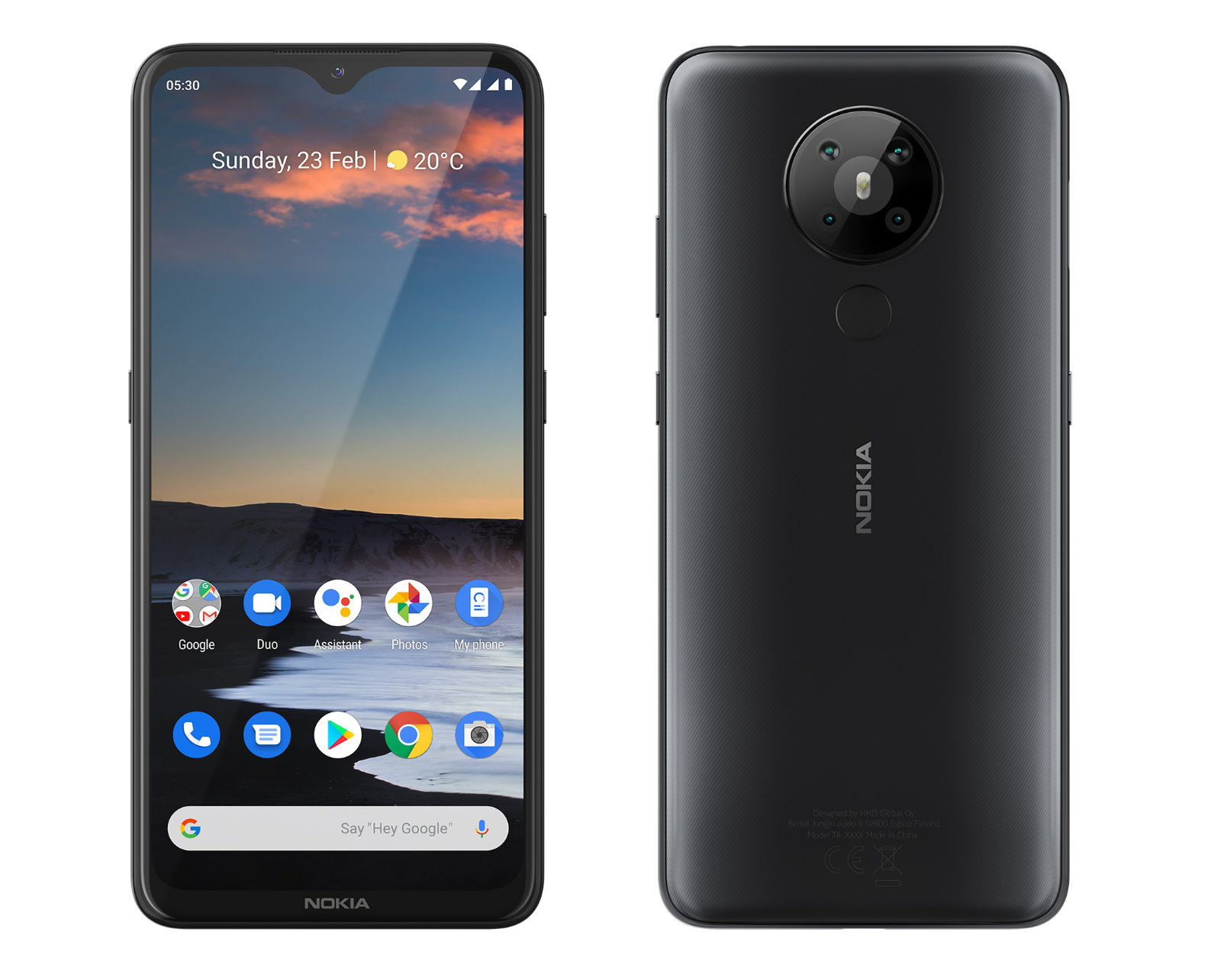 Nokia 5.3 64GB space grey Smartphone Dual Sim ohne Simlock hervorragend