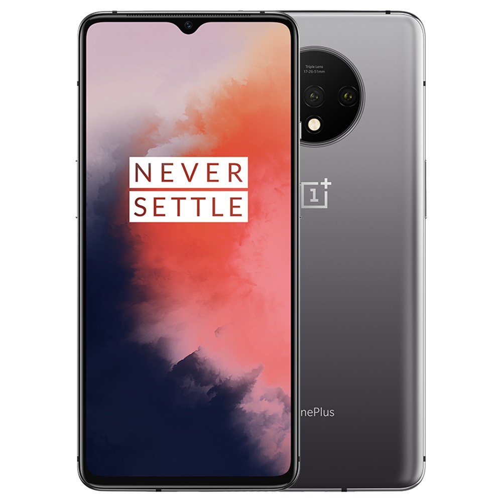 OnePlus 7T 128GB LTE DS frosted silver Smartphone (2019) gut