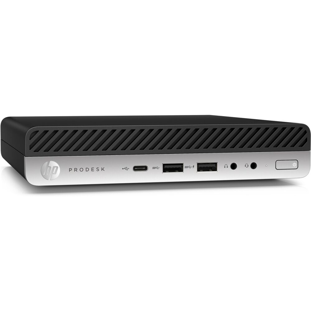 HP ProDesk 600 G5 Mini PC (2019) i3-9100T 8GB 256GB schwarz Win 11 Pro schwarz hervorragend