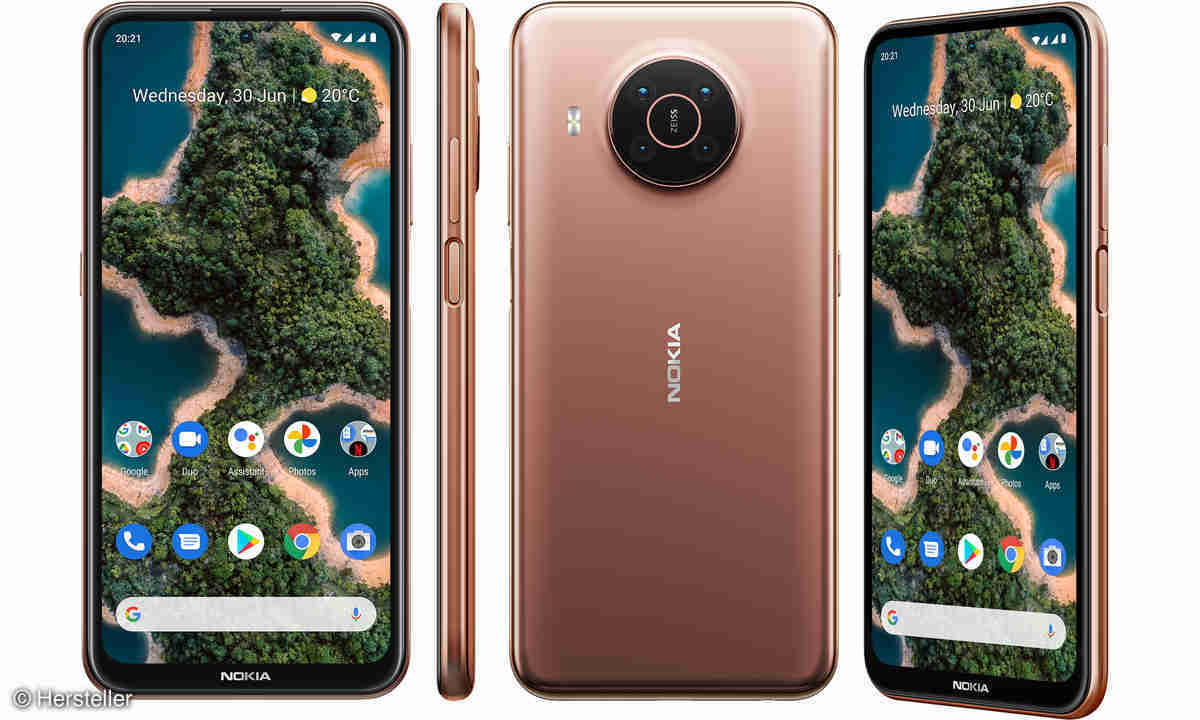 Nokia X20 128GB 5G Dual SIM 6,67" 6GB midnight sun Smartphone 2021 gut