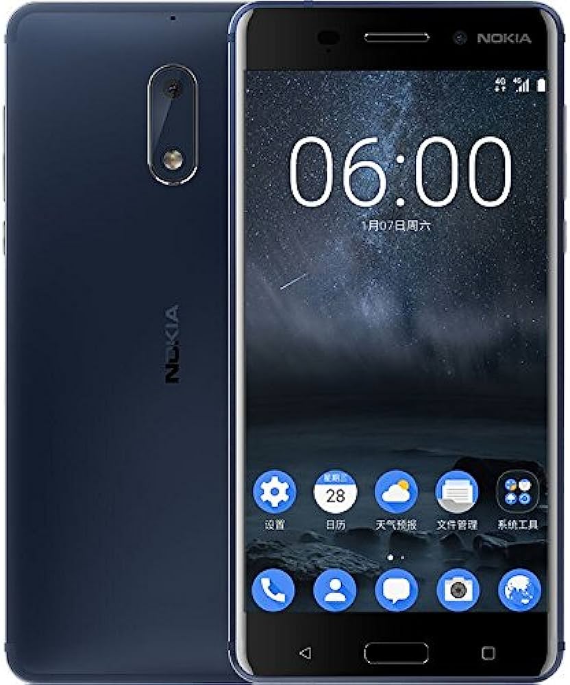 Nokia 6,1 32GB blue/gold Smartphone DS ohne Simlock hervorragend
