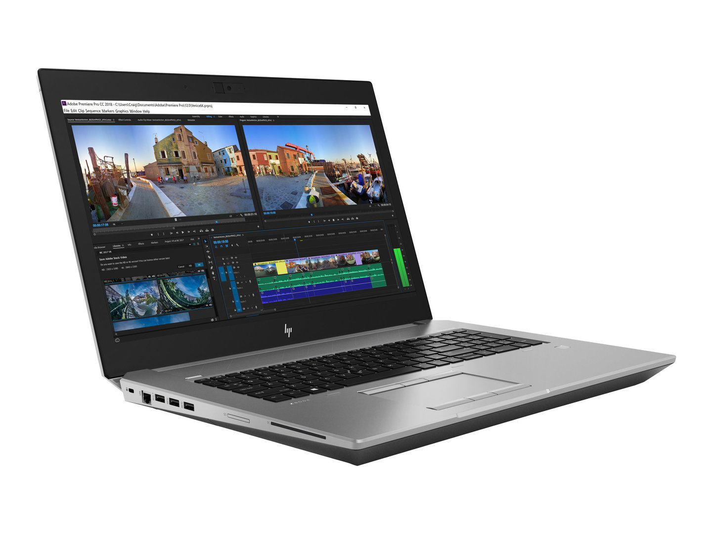 HP Zbook 17 G5 i9-8950HK 32GB 512GB 17,3" WIN10 Mobile Workstation hervorragend