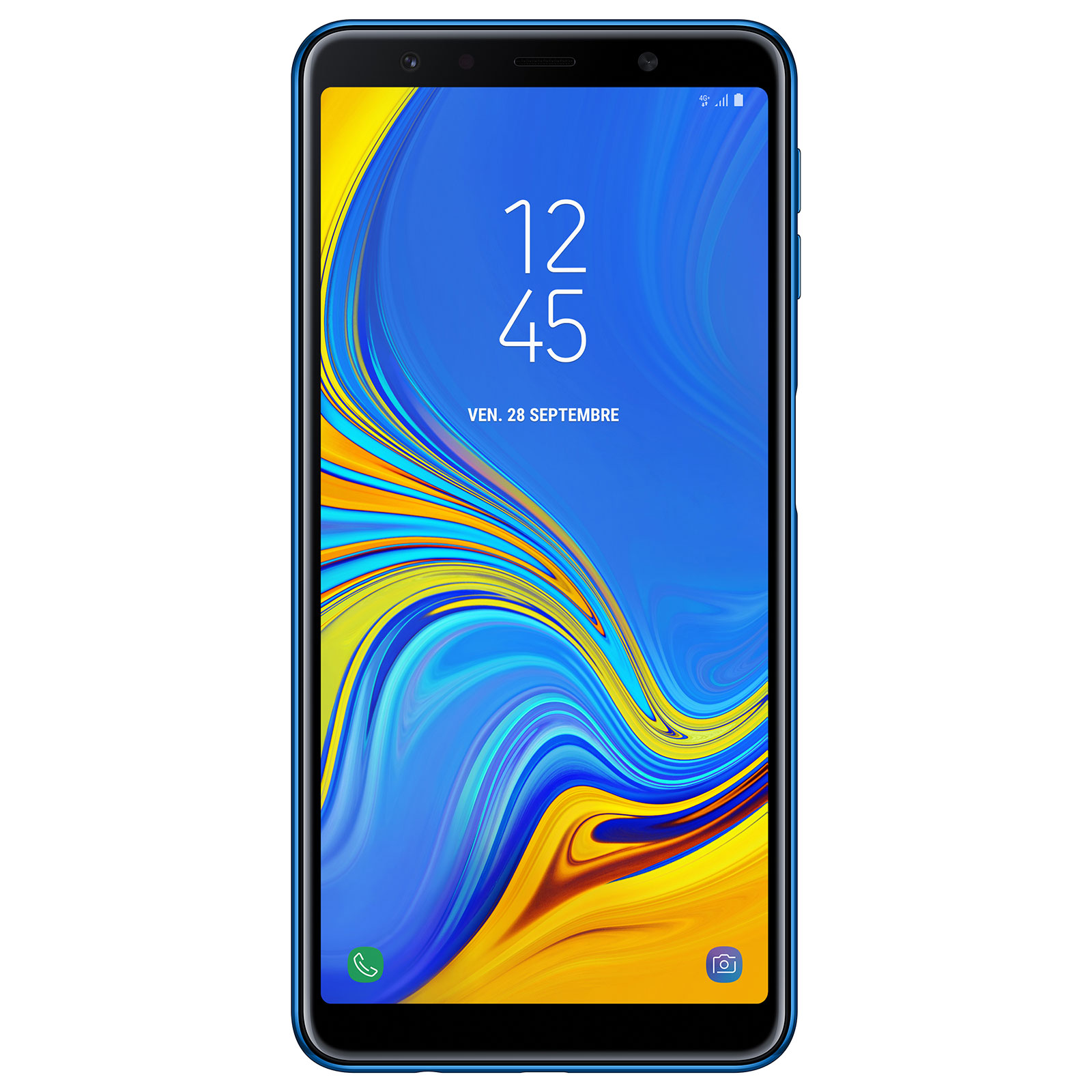 Samsung Galaxy A7 64GB 6" LTE DS (A750FN / 2018) Smartphone blue hervorragend