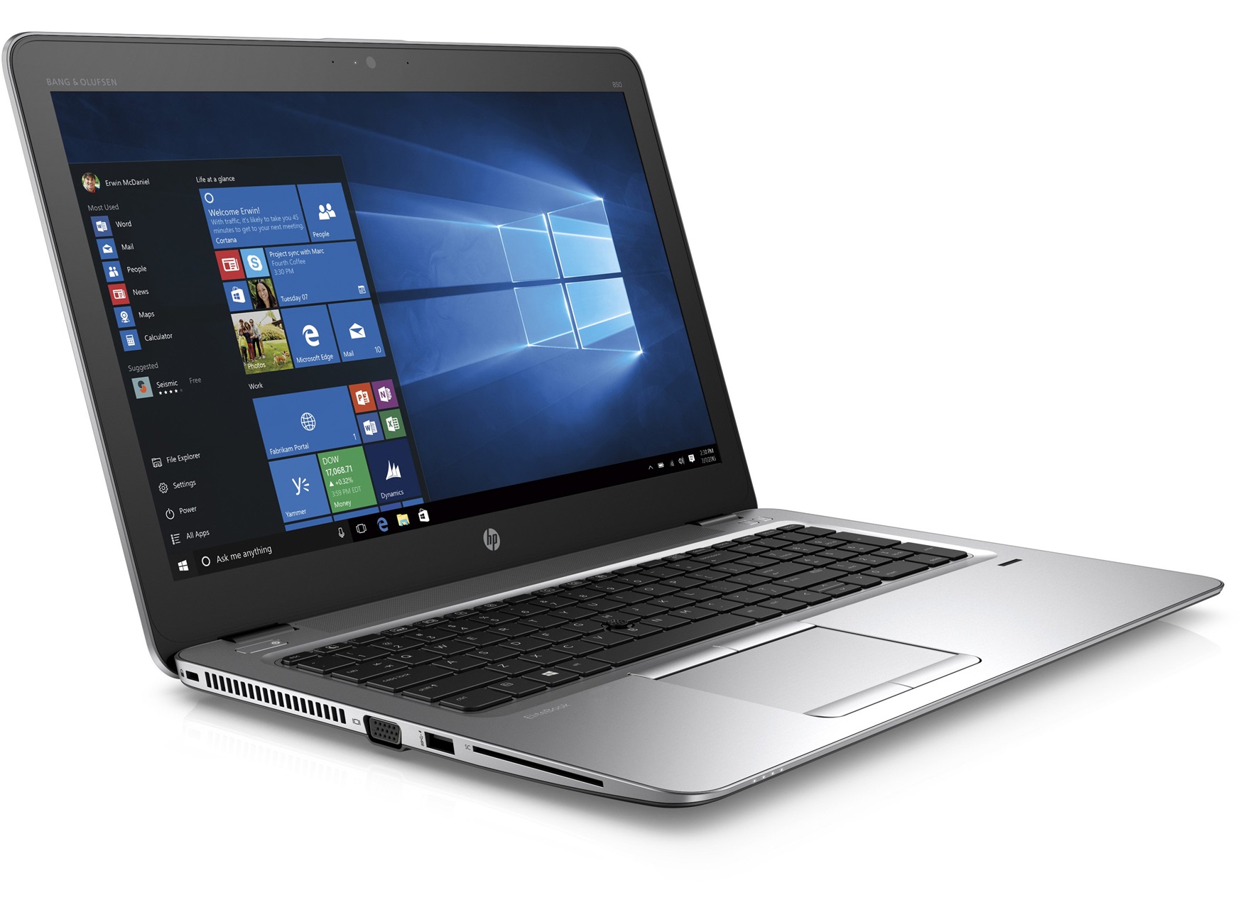 HP EliteBook 850 G3 i5-6300U 8GB 256GB 15,6" FHD QWERTZ-DE WIN10 Pro Laptop sehr gut