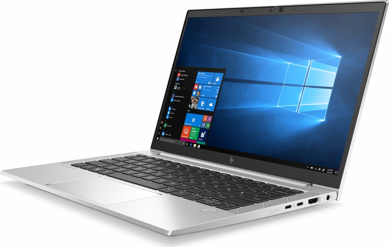 HP EliteBook 830 G7 13,3" FHD i5-10310U 16GB 256GB Laptop silver Win 11 Pro QWERTZ-DE hervorragend