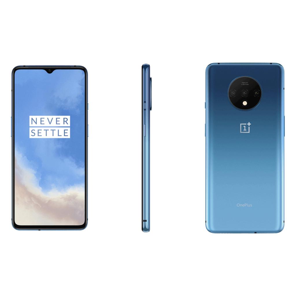 OnePlus 7T 128GB LTE DS glacier blue Smartphone sehr gut