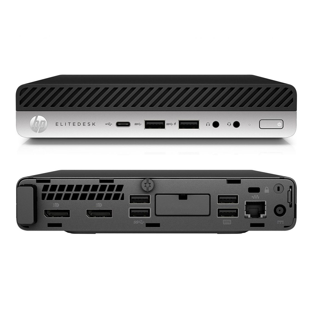 HP EliteDesk 800 G5 i5-9500T 16GB 256GB WIN11 Pro Desktop-Mini-PC hervorragend