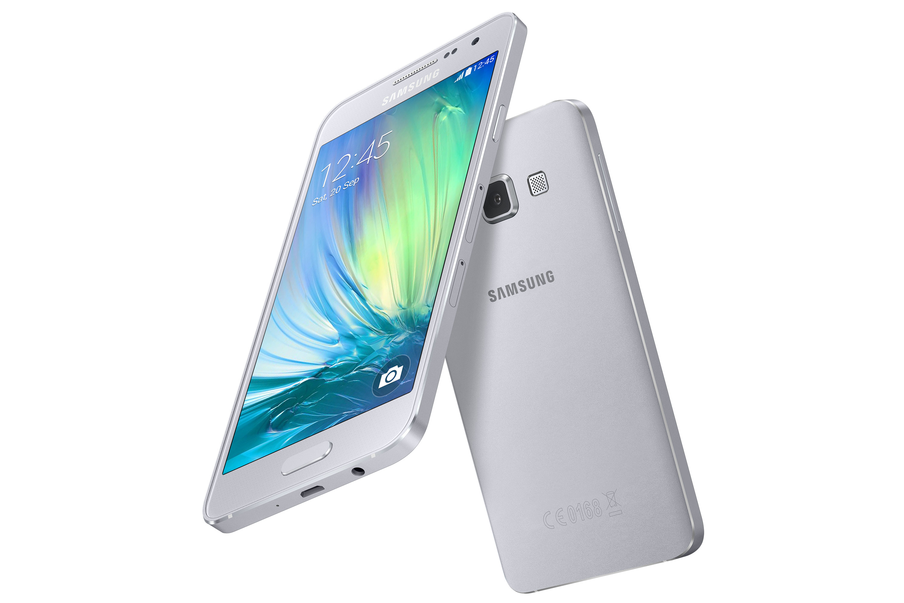 Samsung Galaxy A3 SM-A300FU 16GB silver Smartphone ohne Simlock hervorragend