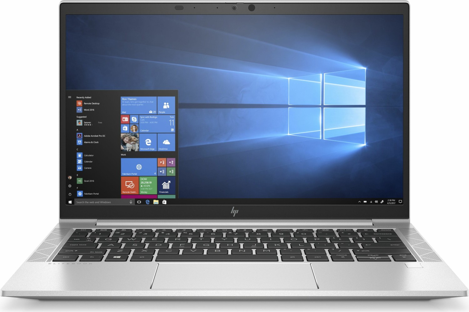 HP EliteBook 830 G7 13,3" FHD i5-10310U 16GB 256GB Laptop silver Win 11 Pro QWERTZ-DE hervorragend