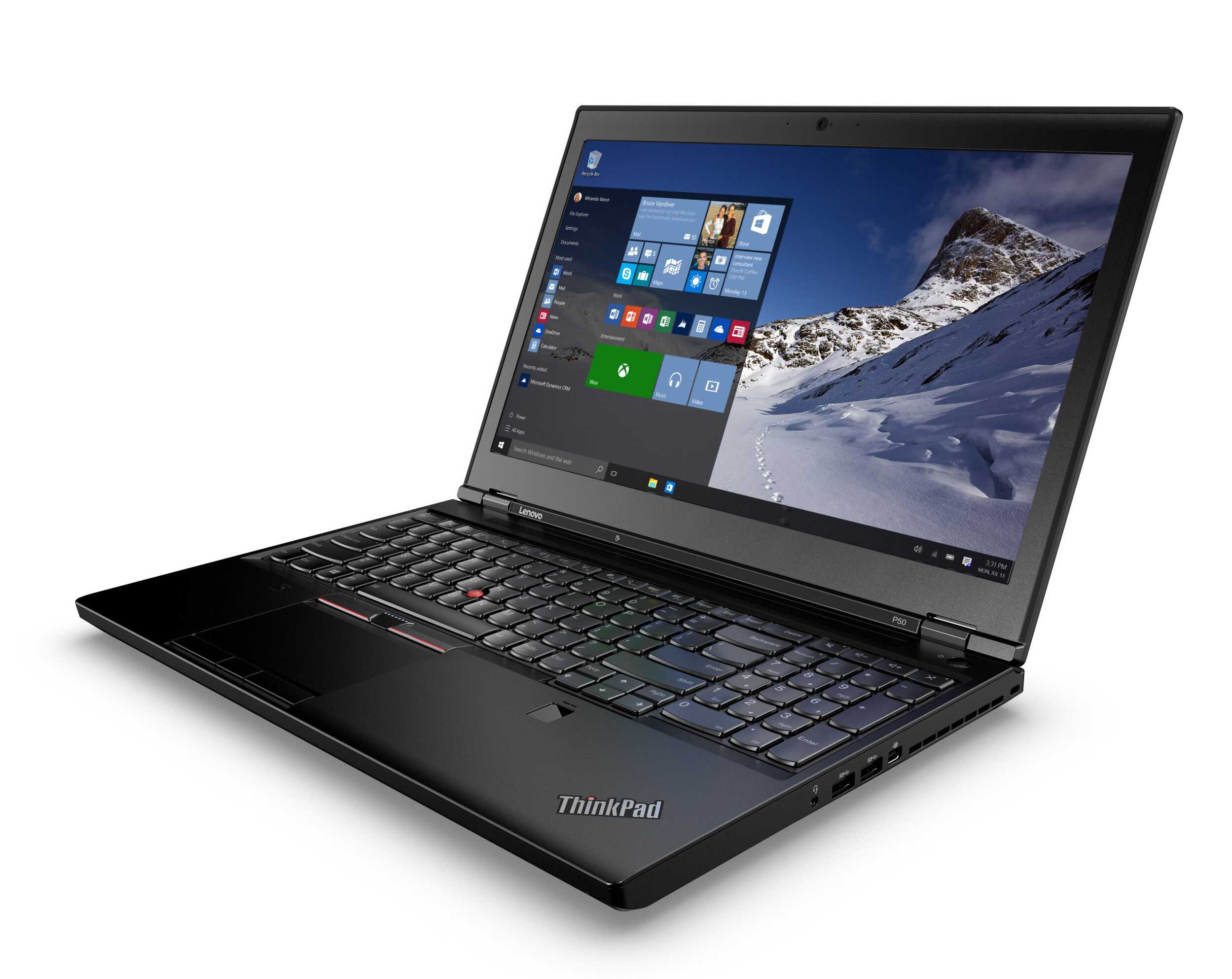 Lenovo ThinkPad P50 i7-6700HQ 32GB 512GB 15,6" LTE WIN10 Pro Laptop screen fault