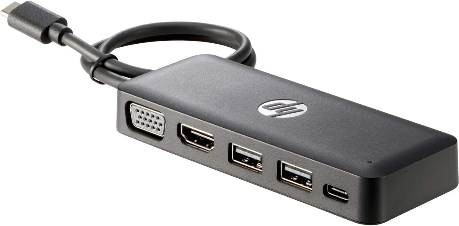 HP USB-C Travel Hub TPA-A601H Reise-Hub gut