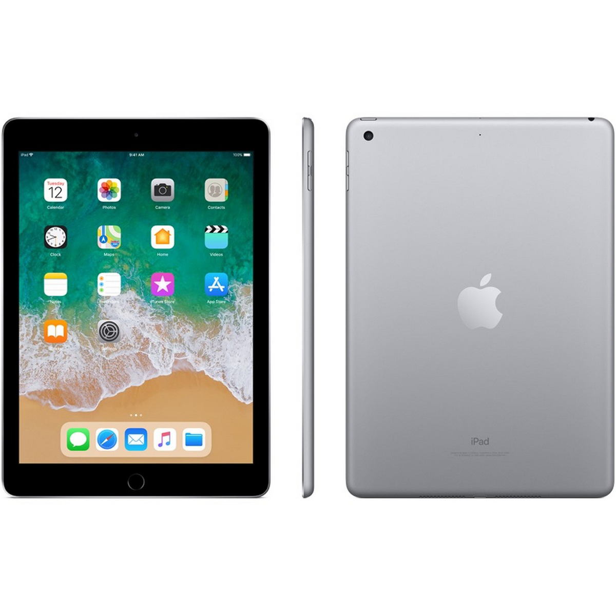 Apple iPad (6th Gen.) 128GB 9,7" LTE (2018) space gray hervorragend