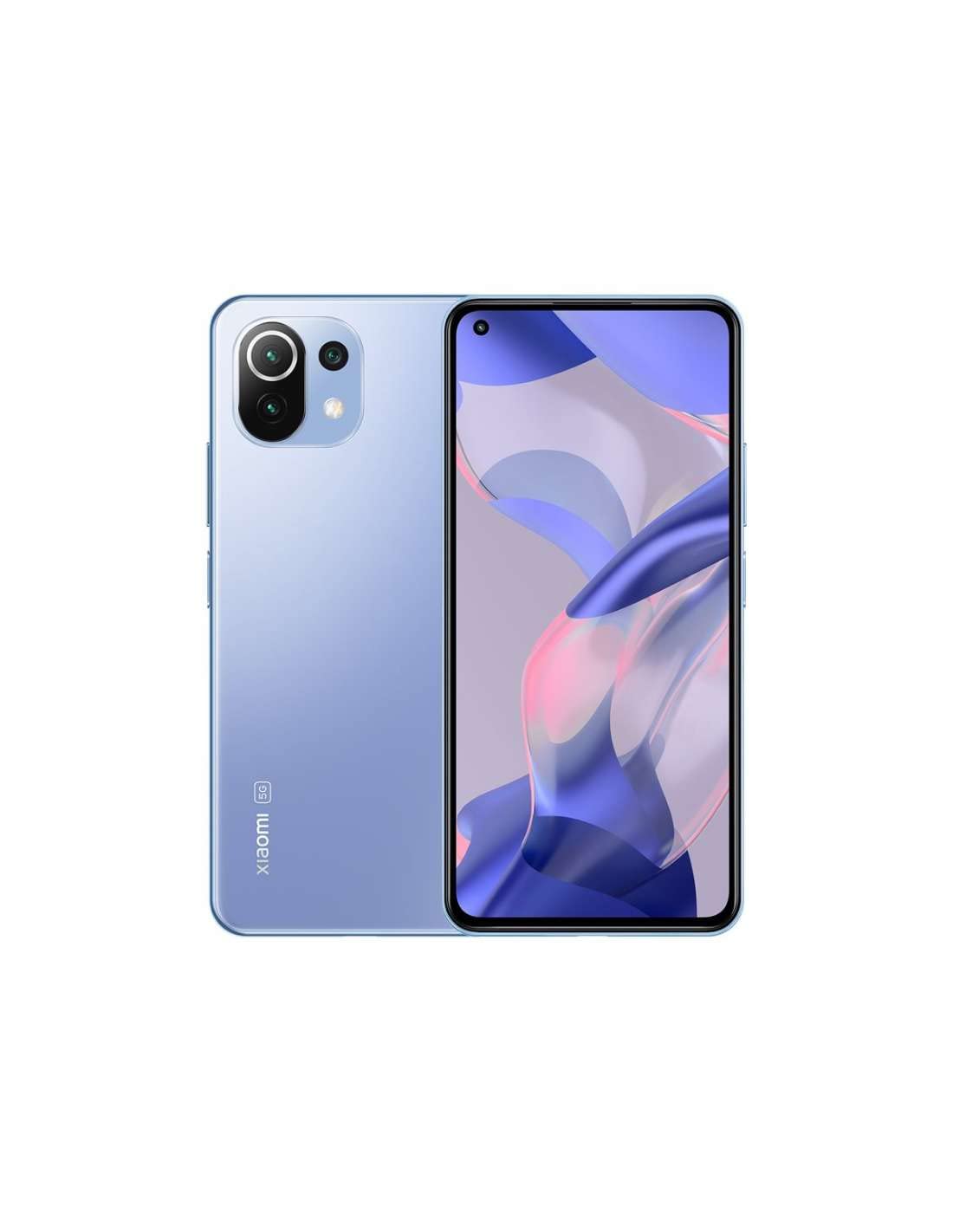 Xiaomi 11 Lite 128GB 5G DS 6,55" bubblegumblue Smartphone (2021) hervorragend