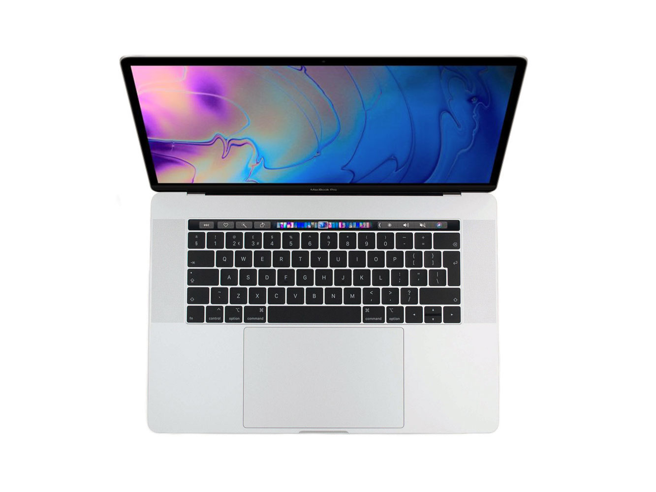 Apple MacBook Pro 15 (15,1 2018) A1990 i7-8850H 16GB 512GB 15,4" silver QWERTY-US sehr gut
