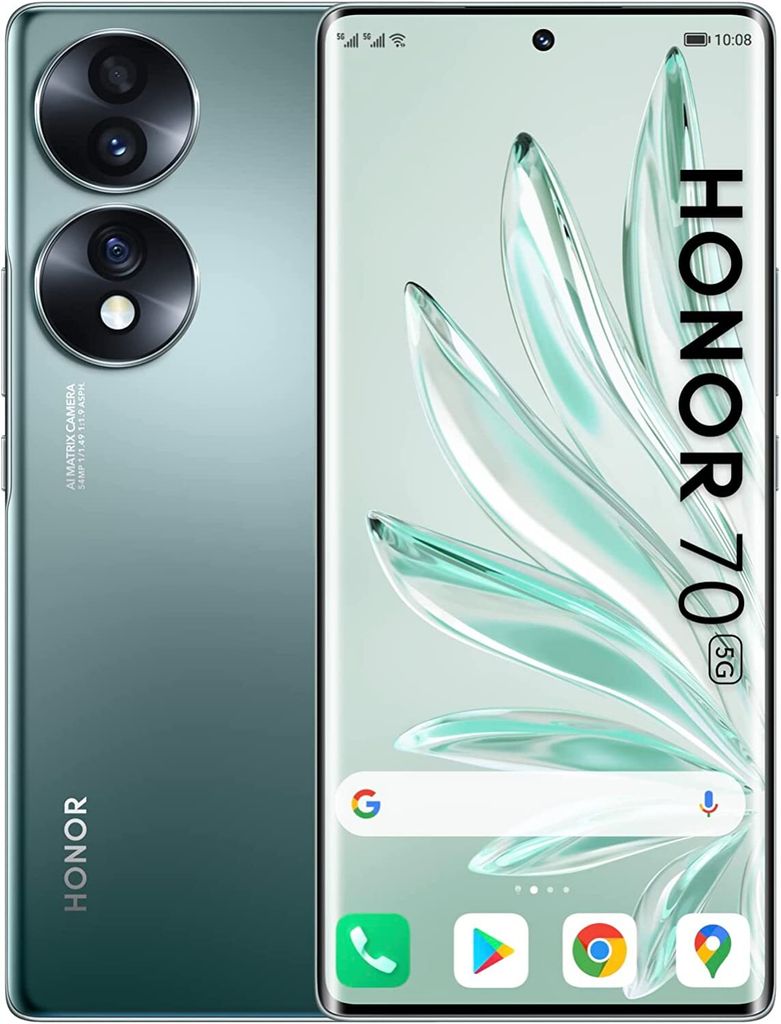 Honor 70 128GB 5G DS emerald green Smartphone (2022) sehr gut