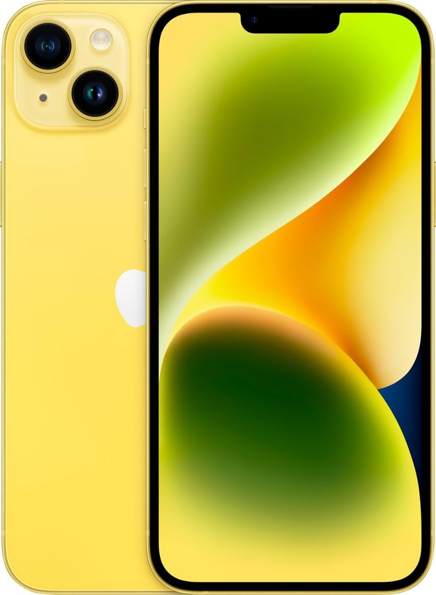 Apple iPhone 14 256GB 5G 2x eSIM 6,1" yellow Smartphone (A2694/2022) gut