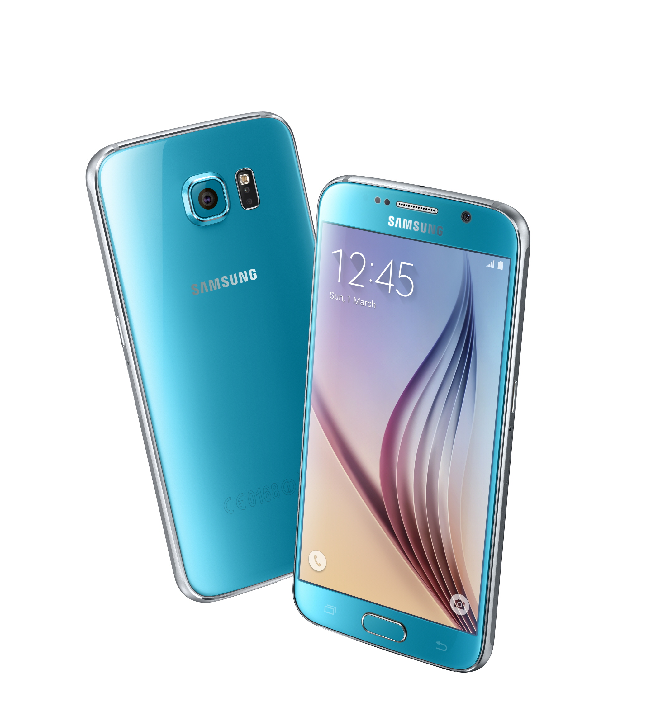 Samsung Galaxy S6 G920F 32GB blau Smartphone ohne Simlock hervorragend