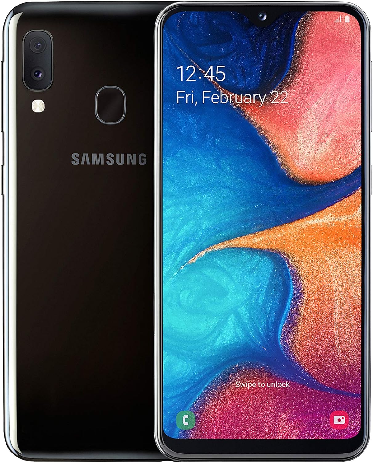 Samsung Galaxy A20e 32GB (A202F / 2019) 5,8" DS LTE Smartphone black hervorragend