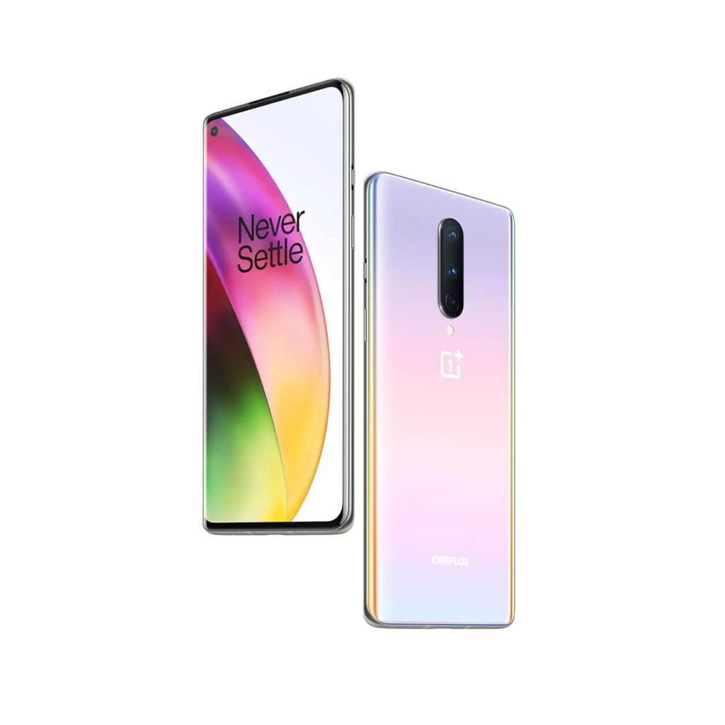 OnePlus 8 128GB 5G DS interstellar glow Smartphone (2020) sehr gut